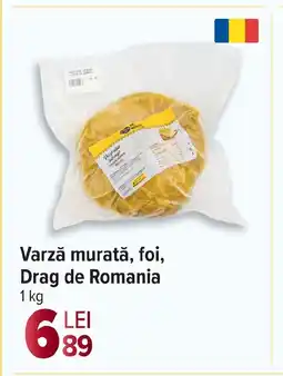 Carrefour Market Varză murată, foi, Drag de Romania Ofertă