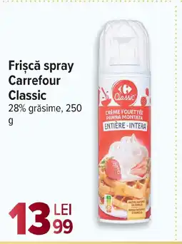 Carrefour Market Frişcă spray Carrefour Classic Ofertă