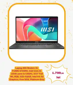 Altex Laptop MSI Modern 15 F13MG-673XRO Ofertă