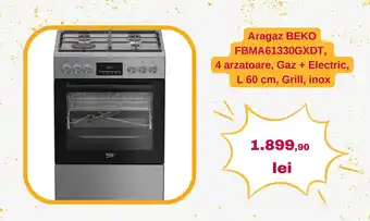 Aragaz BEKO FBMA61330GXDT