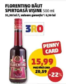 Penny FLORENTINO BĂUT SPIRTOASĂ VIȘINE 500 ml Ofertă