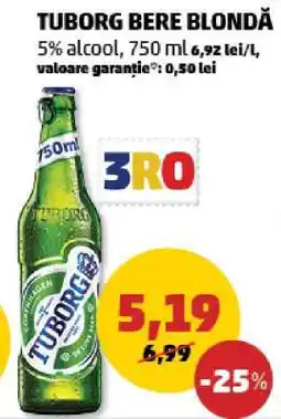 Penny TUBORG Bere blondă Ofertă