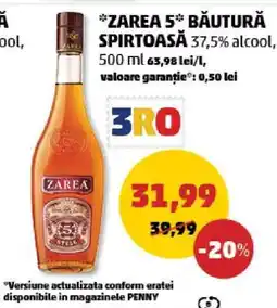 Penny ZAREA 5* BĂUTURĂ SPIRTOASĂ Ofertă