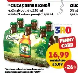 Penny CIUCAŞ Bere blondă Ofertă