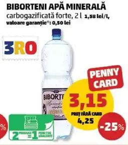 Penny BIBORȚENI Apă minerală Ofertă