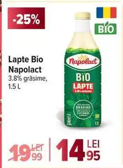 Carrefour Lapte Bio Napolact Ofertă