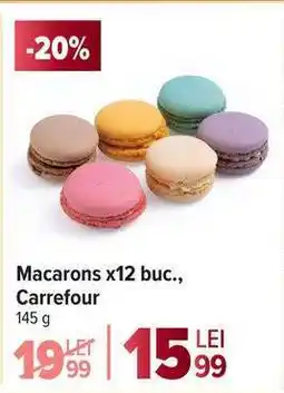 Carrefour Macarons x12 buc., Carrefour Ofertă