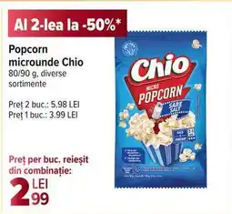 Carrefour Popcorn microunde Chio Ofertă