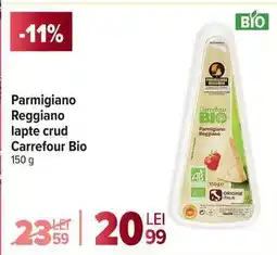 Carrefour Parmigiano Reggiano lapte crud Carrefour Bio Ofertă