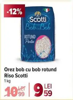 Carrefour Orez bob cu bob rotund Riso Scotti Ofertă