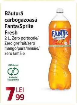 Carrefour Băutură carbogazoasă Fanta/Sprite Fresh Ofertă