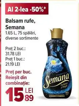 Carrefour Balsam rufe Semana Ofertă
