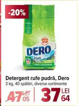 Carrefour Detergent rufe pudră, Dero Ofertă
