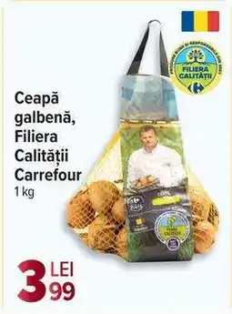 Carrefour Ceapă galbenă, Filiera Calității Carrefour Ofertă
