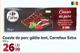 Carrefour Coaste de porc gătite lent, Carrefour Extra Ofertă