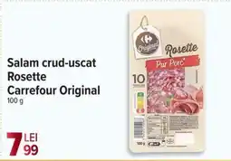 Carrefour Salam crud-uscat Rosette Carrefour Original Ofertă