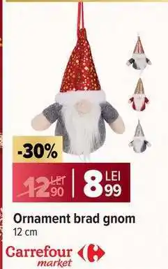 Carrefour Ornament brad gnom Ofertă