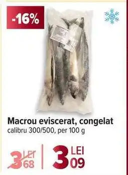 Carrefour Macrou eviscerat, congelat Ofertă