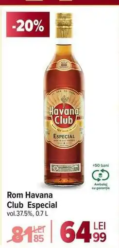 Carrefour Rom Havana Club Especial Ofertă