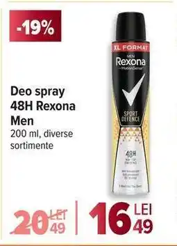 Carrefour Deo spray 48H Rexona Men Ofertă