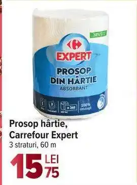 Carrefour Prosop hârtie Carrefour Expert Ofertă