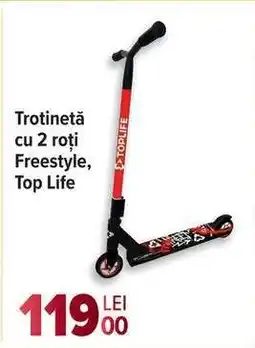 Carrefour Trotinetă cu 2 roți Freestyle, Top Life Ofertă