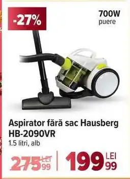 Carrefour Aspirator fără sac Hausberg HB-2090VR Ofertă