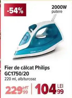 Carrefour Fier de călcat Philips GC1750/20 Ofertă