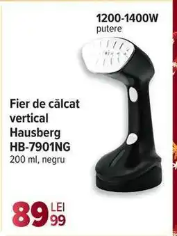 Carrefour Fier de călcat vertical Hausberg HB-7901NG Ofertă