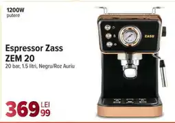 Carrefour Espressor Zass ZEM 20 Ofertă