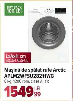 Carrefour Mașină de spălat rufe Arctic APLM2WFSU28211WG Ofertă
