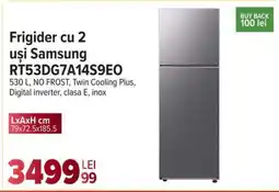 Carrefour Frigider cu 2 uși Samsung RT53DG7A14S9EO Ofertă