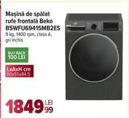 Carrefour Mașină de spălat rufe frontală Beko B5WFU69415MB2ES Ofertă