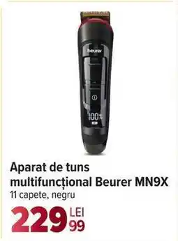 Carrefour Aparat de tuns multifuncțional Beurer MN9X Ofertă
