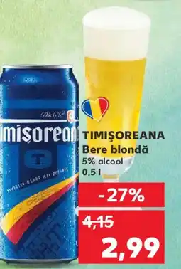 Kaufland TIMIŞOREANA Bere blondă Ofertă