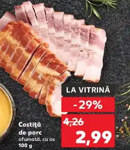 Kaufland Costiţă de porc afumată, cu os Ofertă