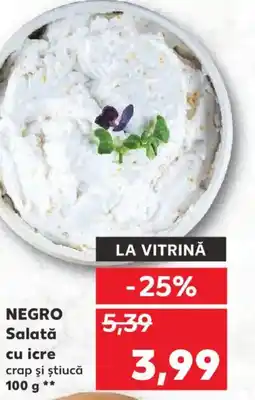 Kaufland NEGRO Salată cu icre Ofertă