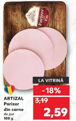 Kaufland ARTIZAL Parizer din carne de pui Ofertă