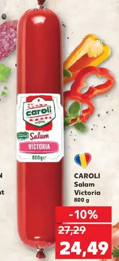 Kaufland CAROLI Salam Victoria Ofertă