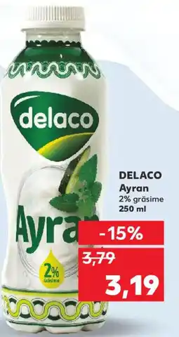 Kaufland DELACO Ayran 2% grăsime Ofertă