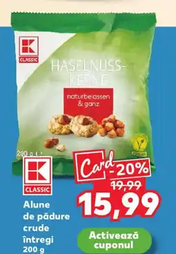 Kaufland Alune de pădure crude întregi Ofertă