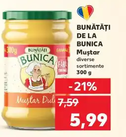 Kaufland BUNĂTĂŢI DE LA BUNICA Mustar Ofertă