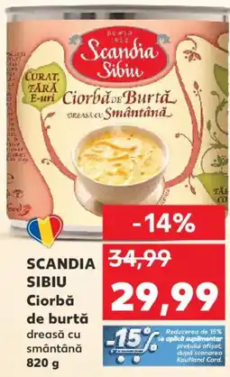 Kaufland SCANDIA SIBIU Ciorbă de burtă Ofertă
