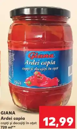 Kaufland GIANA Ardei capia Ofertă