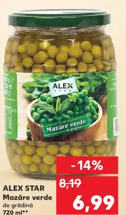 Kaufland ALEX STAR Mazăre verde de grădină Ofertă
