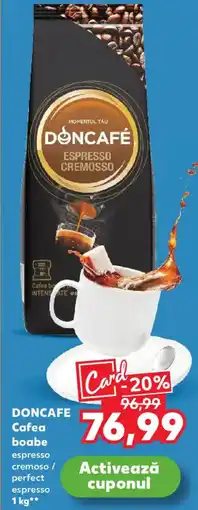 Kaufland DONCAFÉ Cafea boabe Ofertă