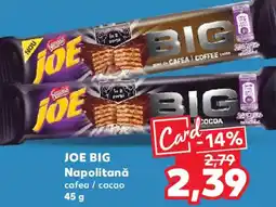 Kaufland JOE BIG Napolitană cafea / cacao Ofertă