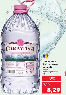 Kaufland CARPATINA Apă minerală naturală Ofertă