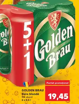 Kaufland GOLDEN BRAU Bere blondă Ofertă