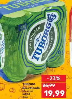Kaufland TUBORG Bere blondǎ Ofertă